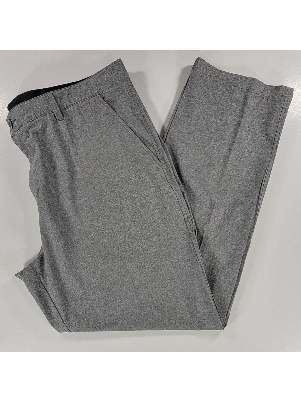Johnston Murphy Pants Mens 38x30 Short Gray XC4 Comfort Performance Golf Stretch